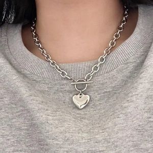 Silver Heart Toggle necklace